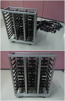 エージング用ラック　　　　　　　　　　　　　　　　　　　　　　　　AGING　RACK